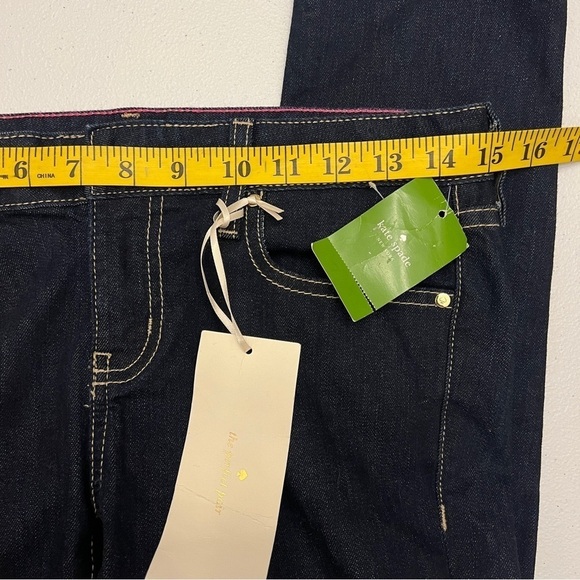 Kate Spade Jeans Womens Size 27 Dark Wash Skinny Broom Street NWT with FLAWS - Picture 7 of 10
